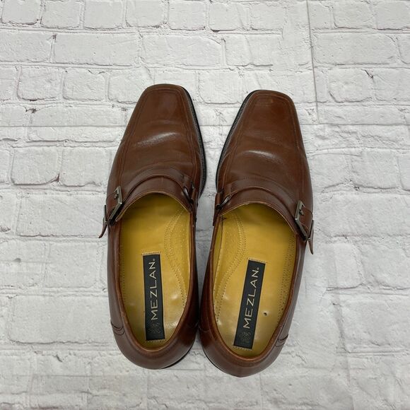 Mezlan Men Dress Loafer Slip On Shoes Size 9M 9 Brown Leather B351 -5 main image 6
